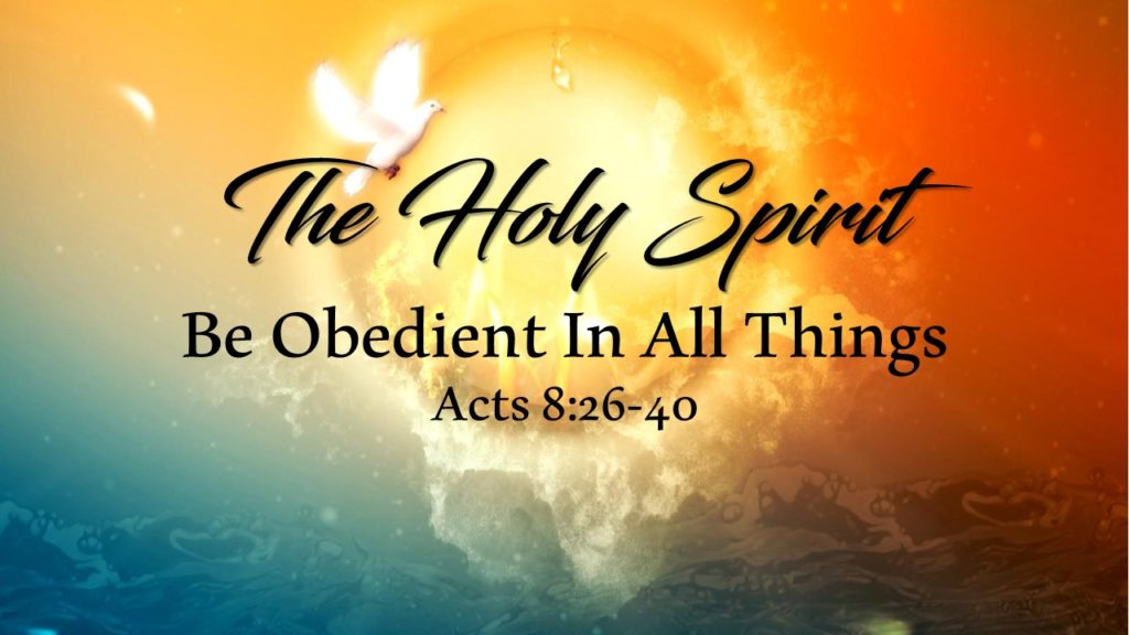 The Holy Spirit: Be Obedient In All Things - Revive Outreach Church